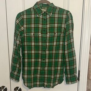 Denim & Supply Ralph Lauren Green Plaid Women's Shirt